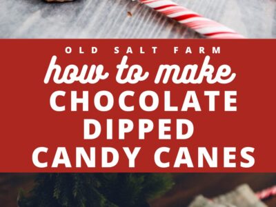 Chocolate Dipped Candy Canes Recipe