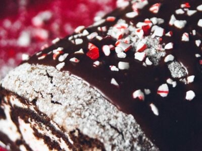 Chocolate Peppermint Cake Roll