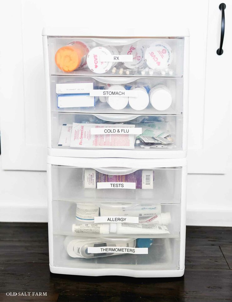 Medicine Cabinet Organization