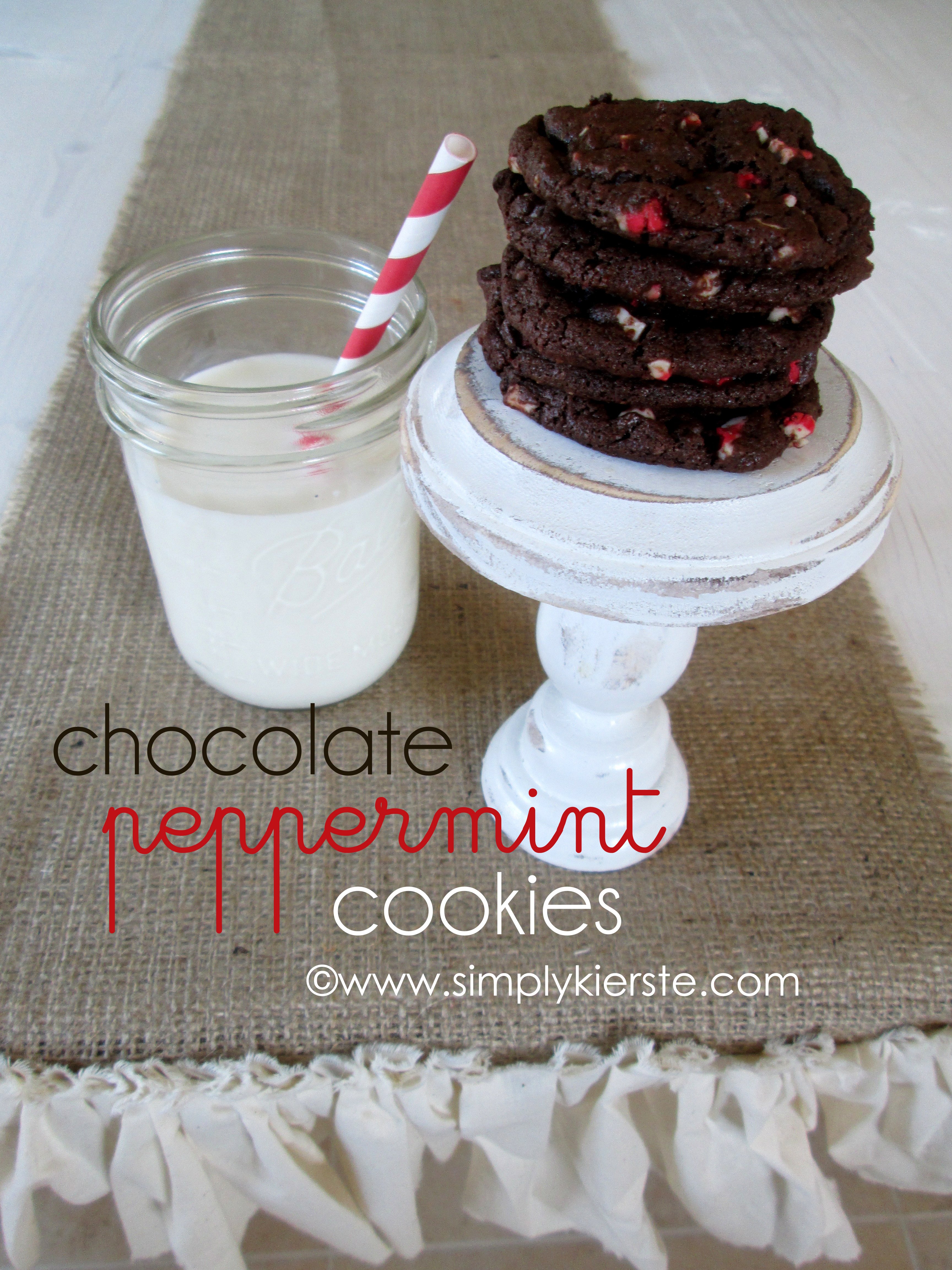 [chocolate peppermint cookies}