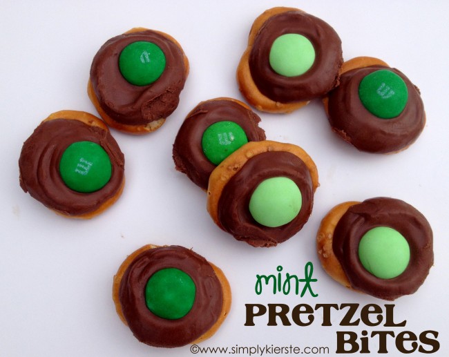 Mint Pretzel Bites | oldsaltfarm.com