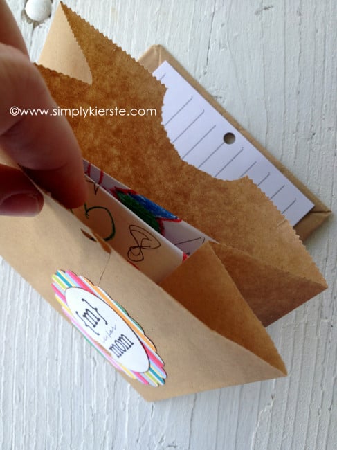paper sack cards secret compartment copy