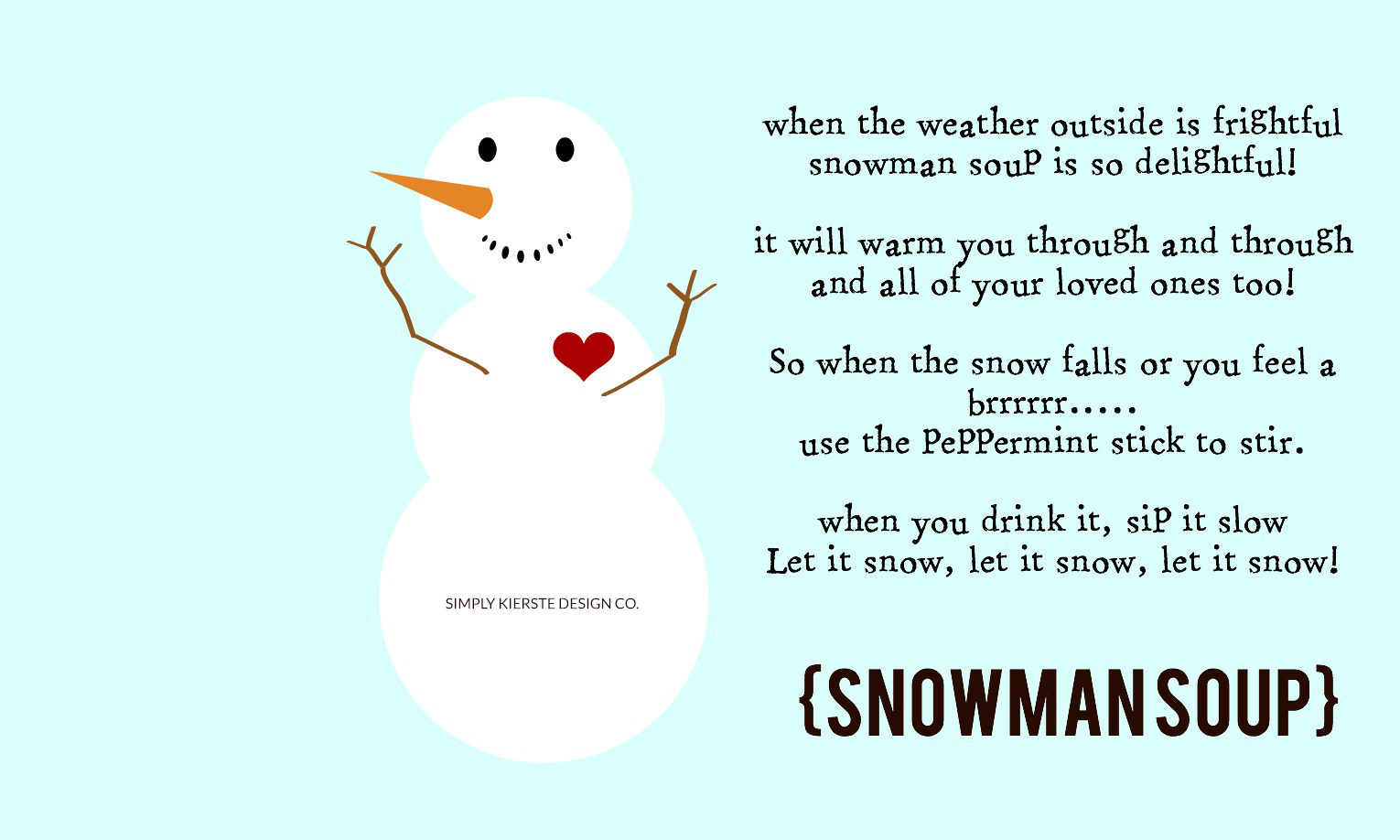Snowman Soup | Christmas Gift Idea | Neighbor Gift Idea | oldsaltfarm.com #neighborgifts #christmasgifts #easychristmasgifts