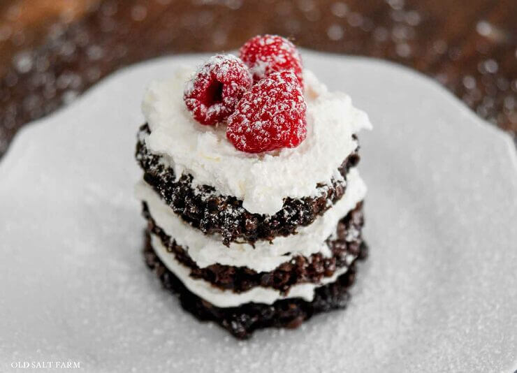 Raspberry Brownie Torte Brownies