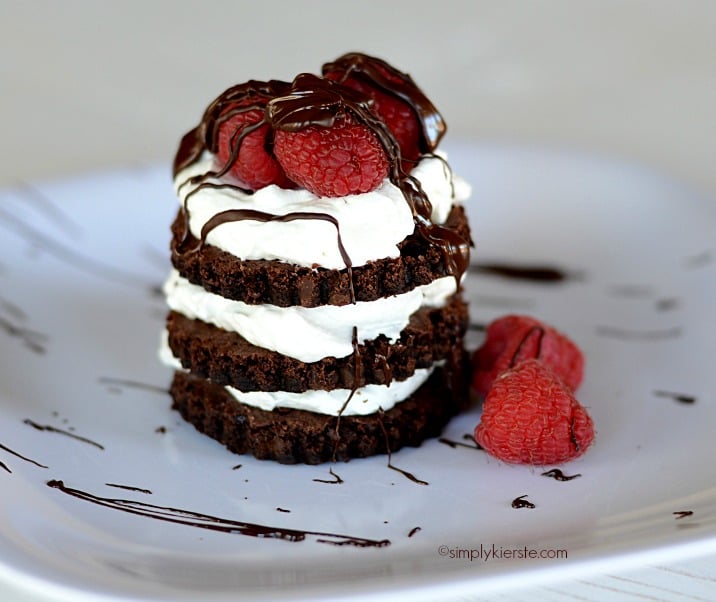 raspberry chocolate brownie torte | oldsaltfarm.com