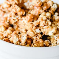 The Best Chewy Caramel Popcorn