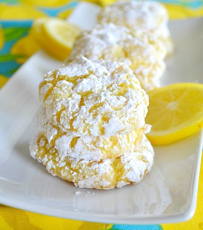 lemon crinkle cookies | oldsaltfarm.com