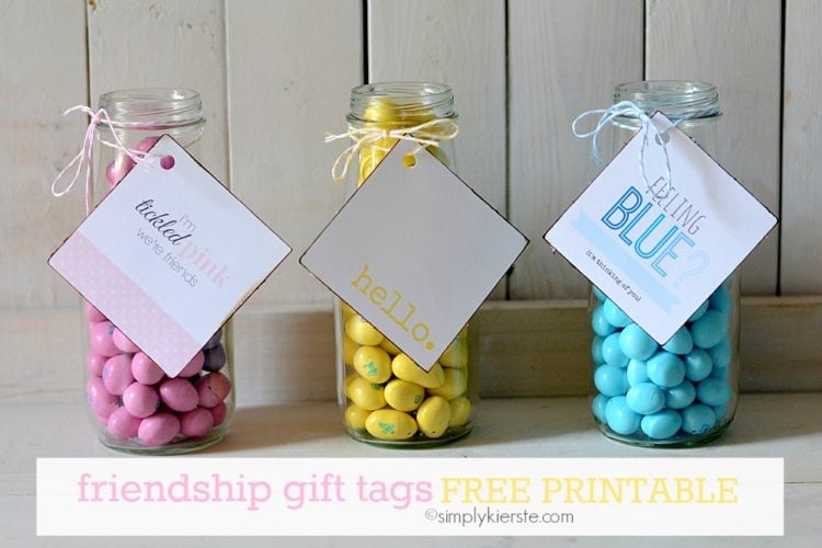 Friendship Gift Tags | Free Printable | oldsaltfarm.com