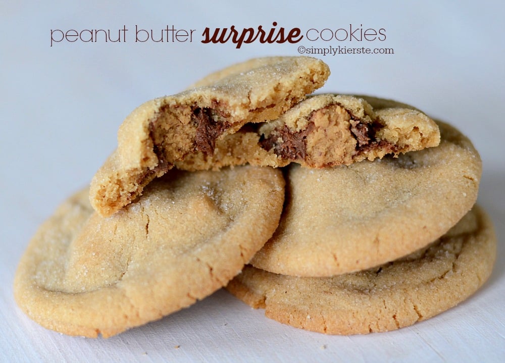 Peanut Butter SURPRISE Cookies