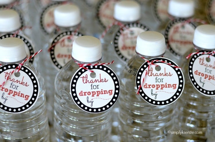 Bottled Water Printable Tags | oldsaltfarm.com
