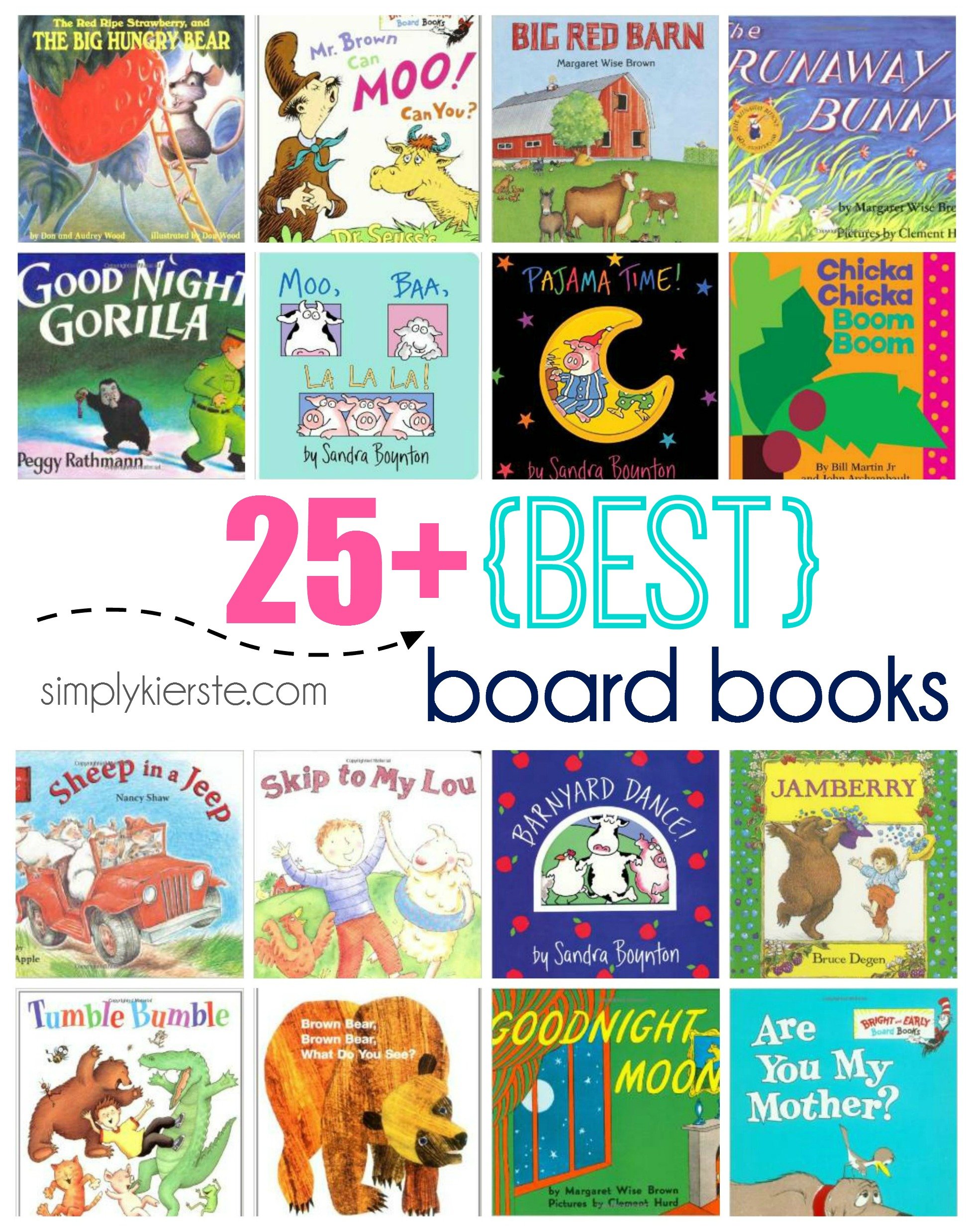 25+ BEST Board Books for Babies & Toddlers