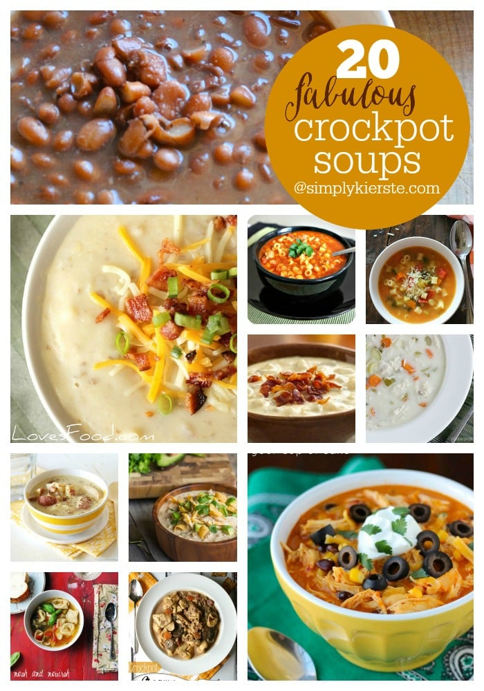 20 Fabulous Crockpot Soup Recipes for Fall & Winter