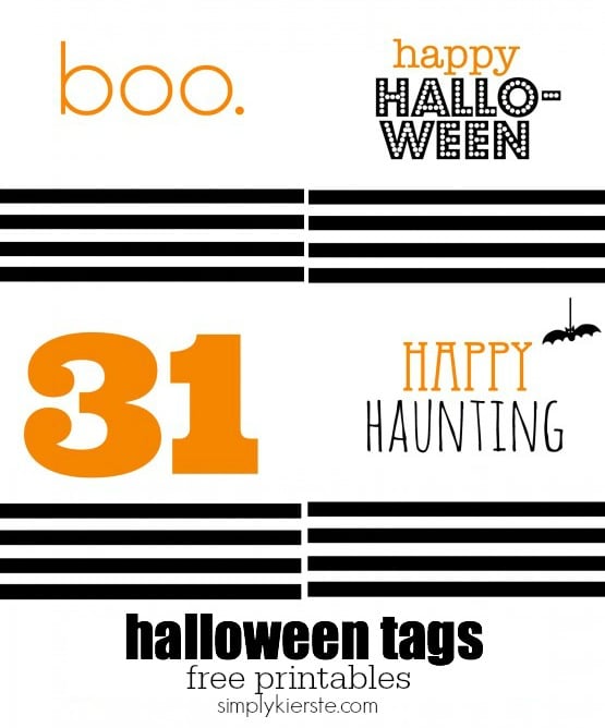 Halloween Tags {Free Printable}