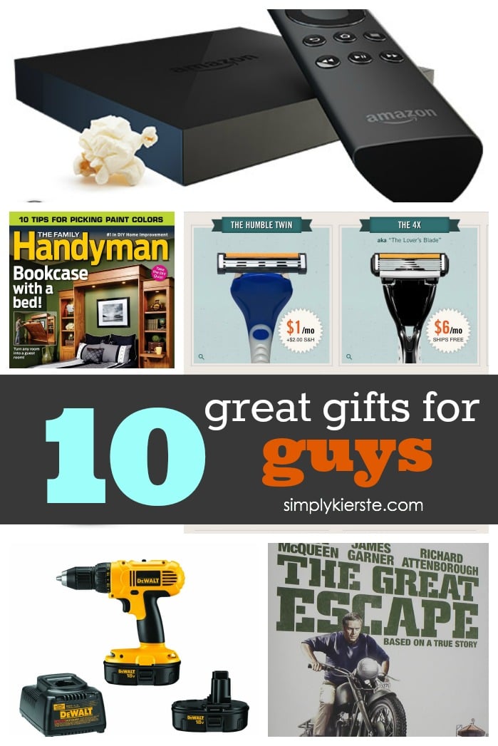 10 Great Gifts for Guys!