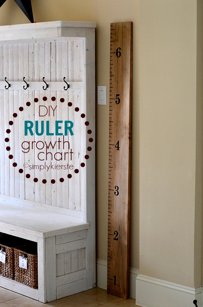 Easy DIY Ruler Growth Chart | oldsaltfarm.com