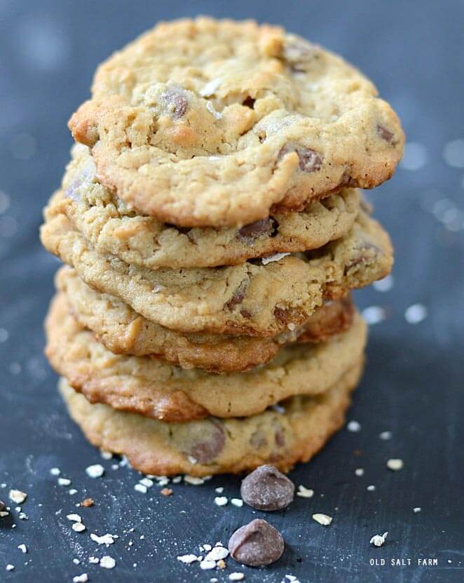 Oatmeal Peanut Butter Chocolate Chip Cookies
