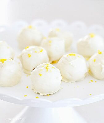 lemon oreo truffles