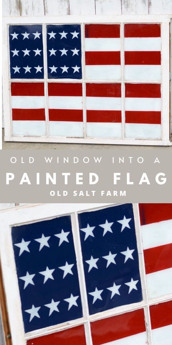 Painted Flag Window
