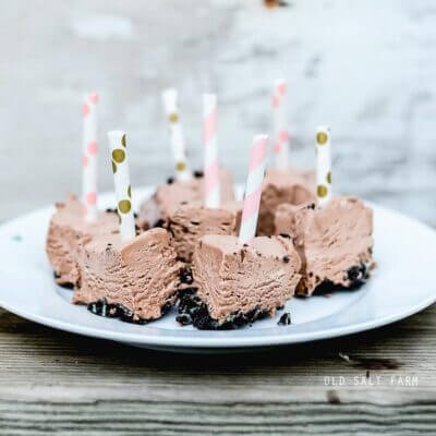 Frozen Chocolate Mousse Squares