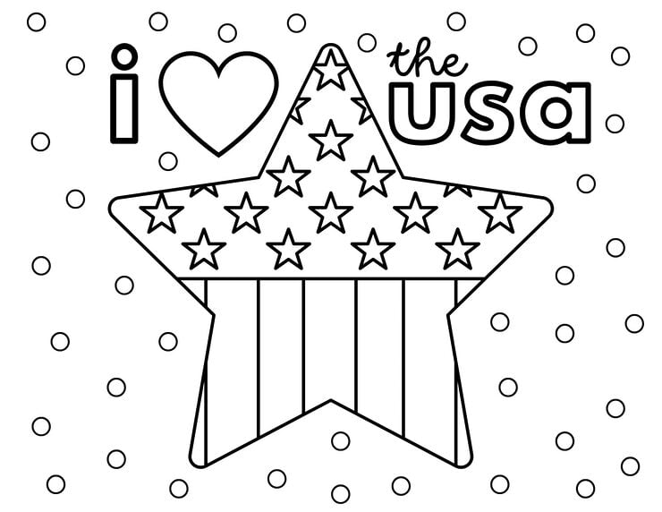 4th of July Coloring Pages