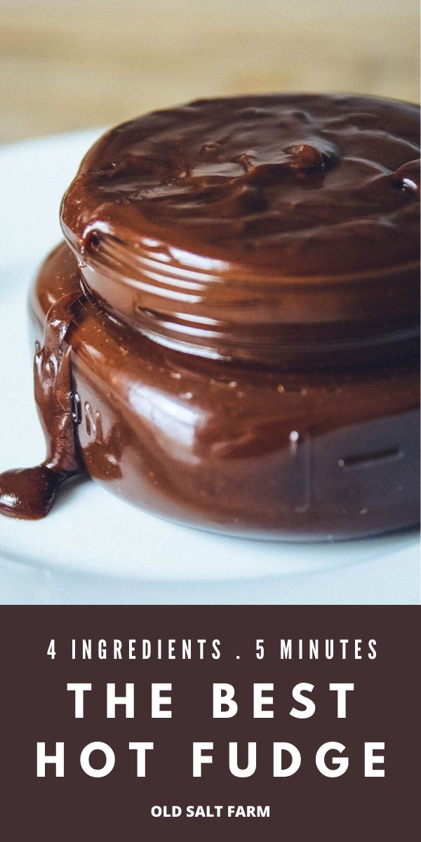 The BEST Hot Fudge Sauce | 4 Ingredients and 10 Minutes