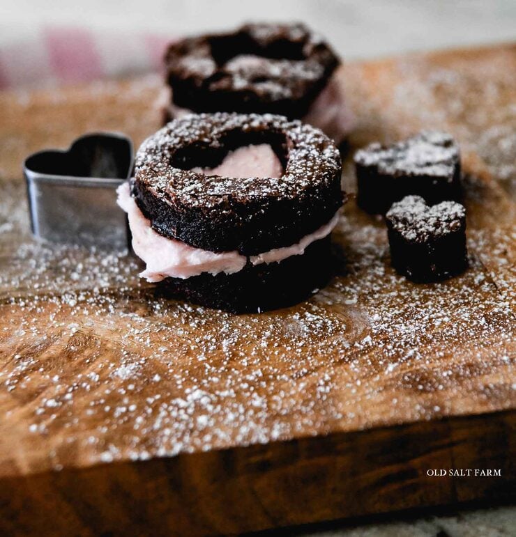 Heart Shaped Brownies