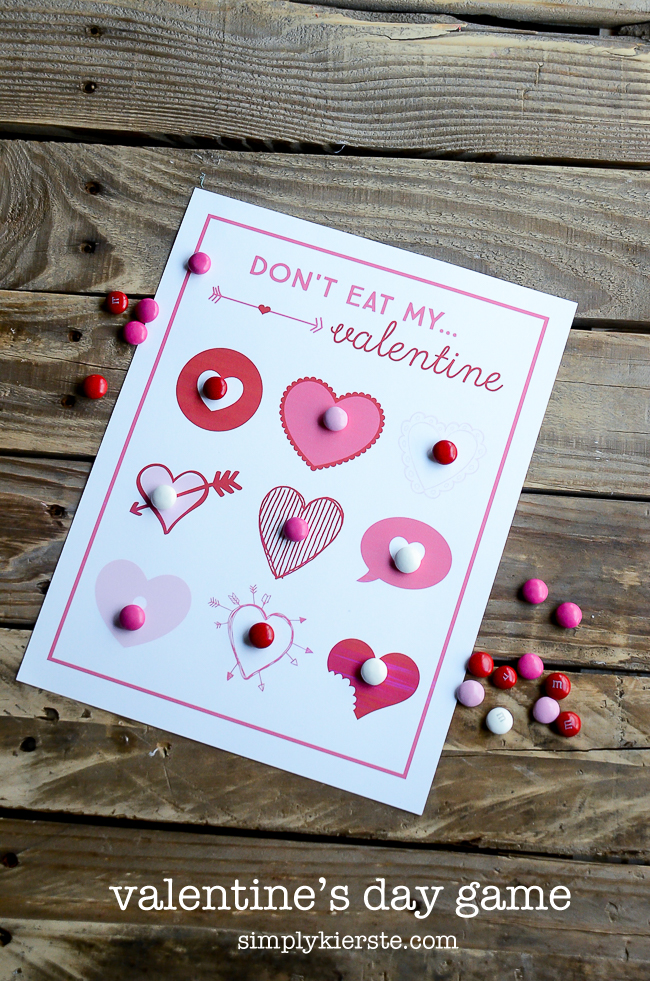 Don't Eat My Valentine | Valentine's Day Game for Kids| oldsaltfarm.com