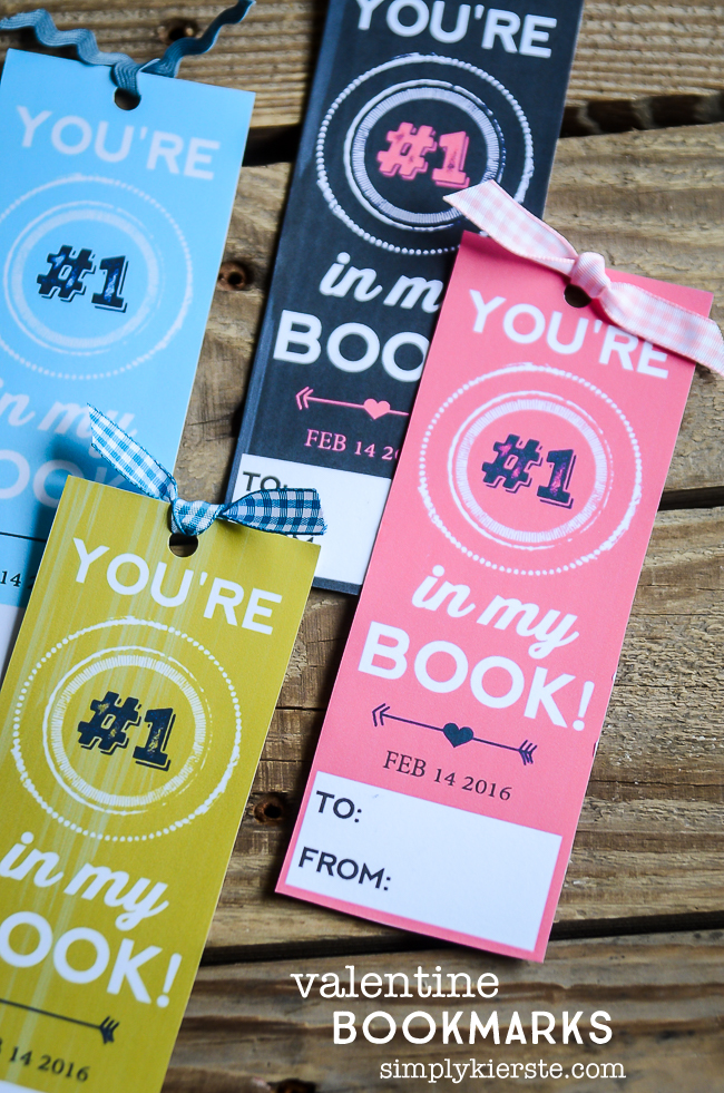 Printable Valentine Bookmarks