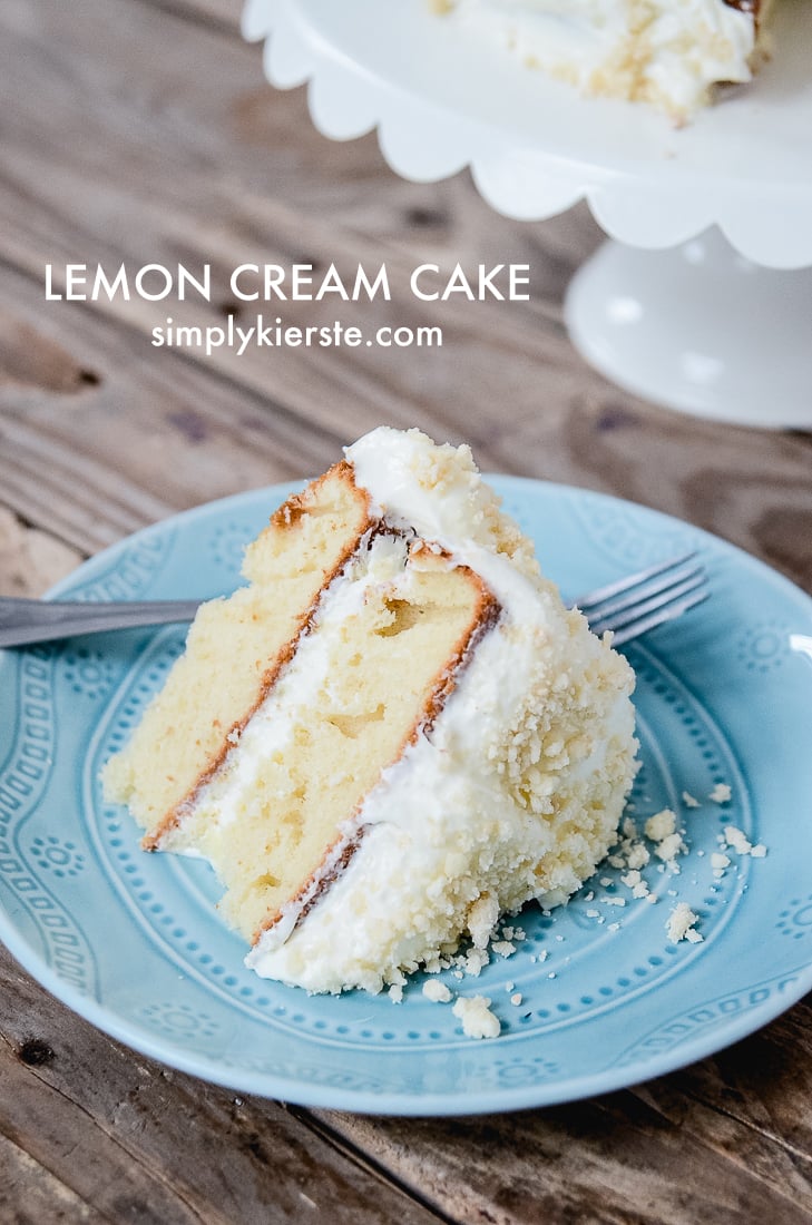 Lemon Cream Cake | oldsaltfarm.com