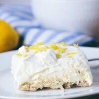 Lemon Cream Shortbread Squares