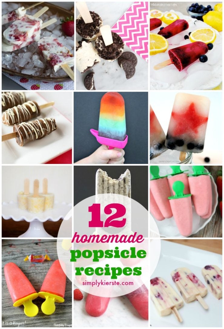 12 Homemade Popsicle Recipes | oldsaltfarm.com