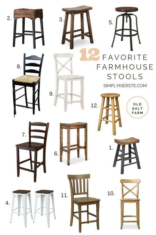 12 Favorite Farmhouse Stools Old Salt Farm