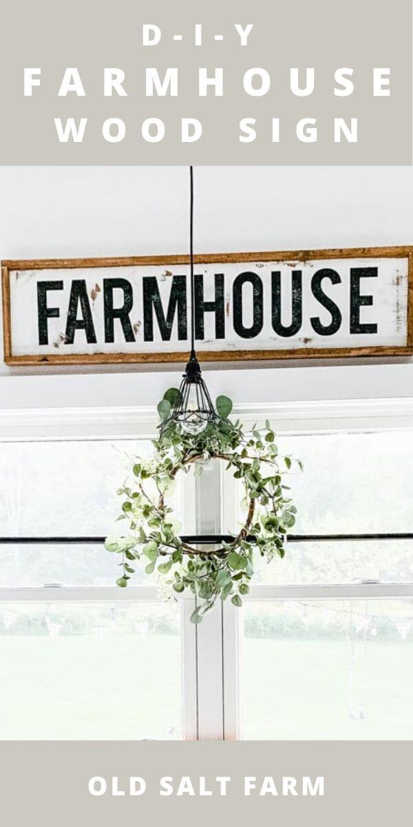 DIY Farmhouse Sign