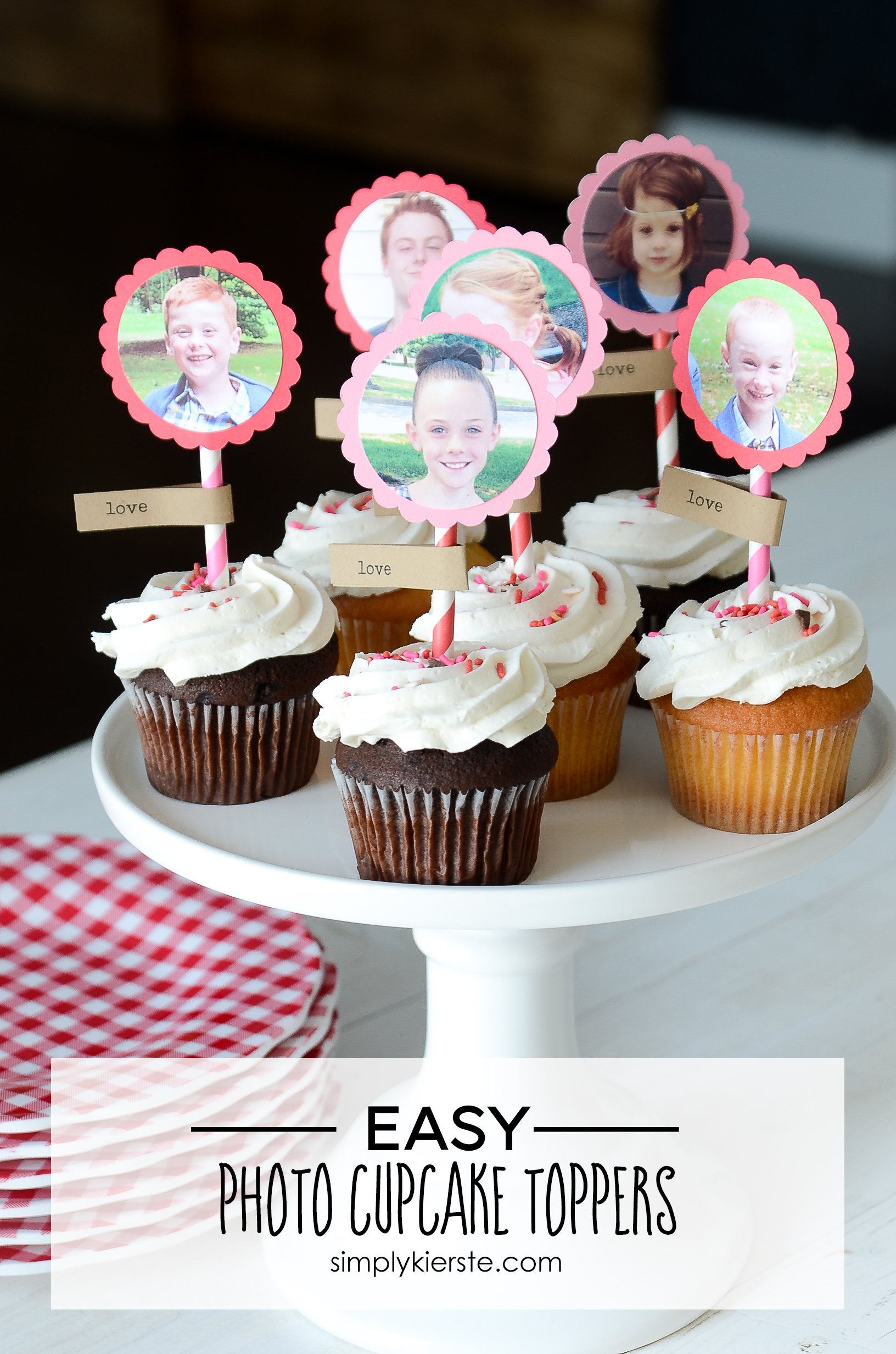 Photo Cupcake Toppers - Old Salt Farm