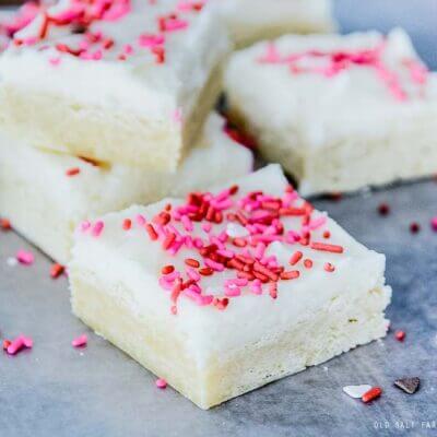Soft & Chewy Sugar Cookie Bars