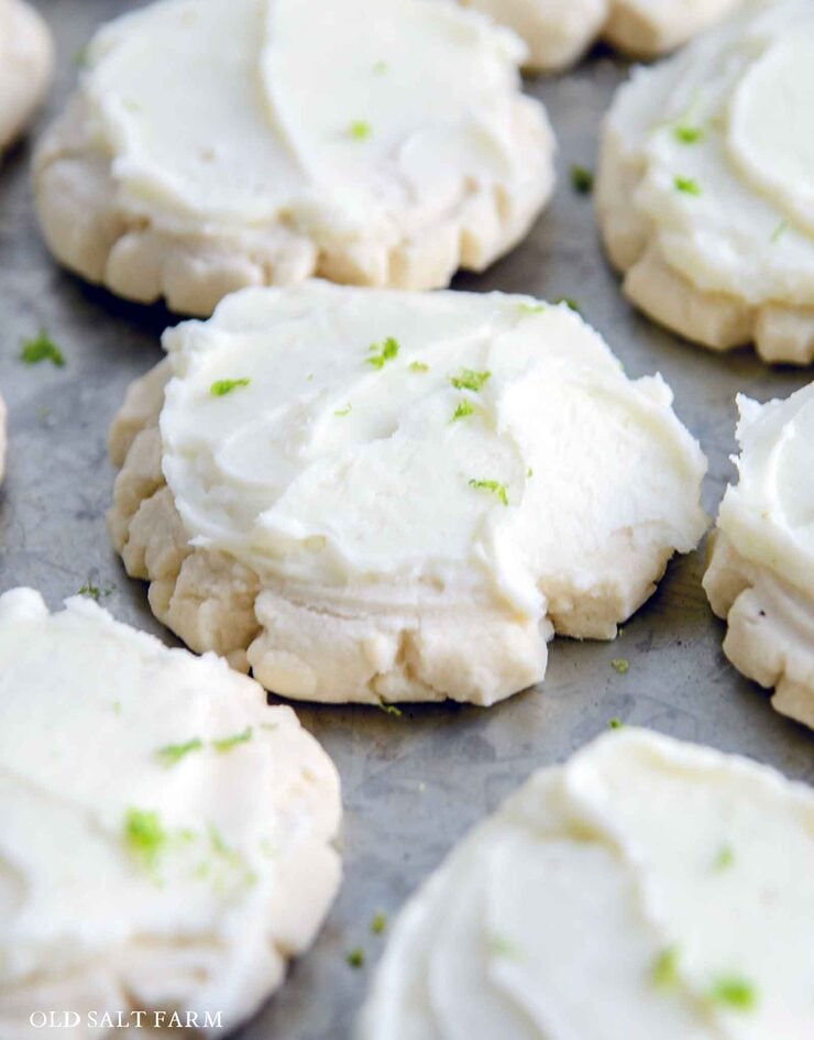 Lime Meltaway Cookies