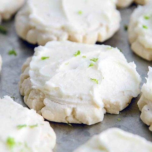 Lime Meltaway Cookies