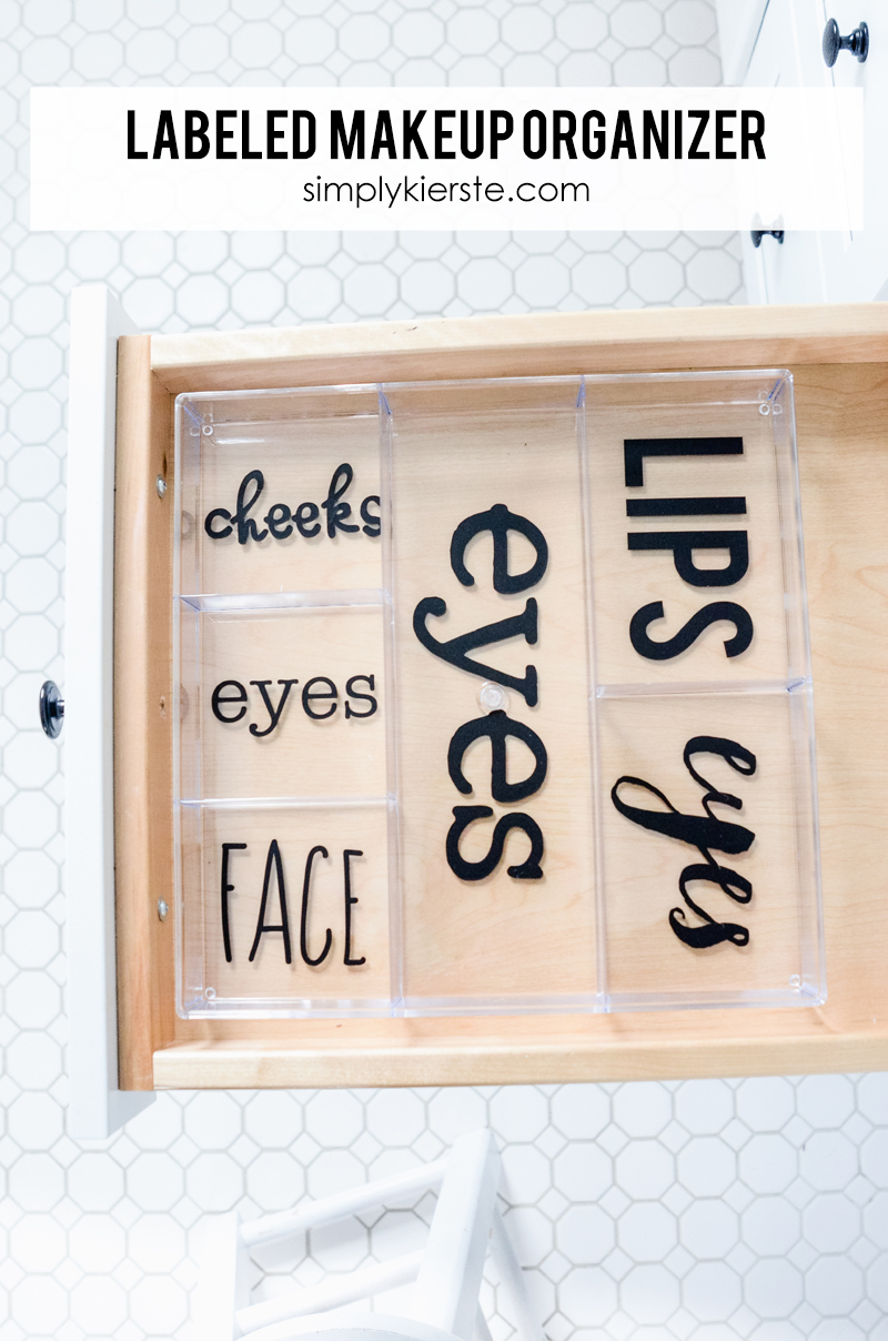 Labeled Makeup Organizer Old Salt Farm