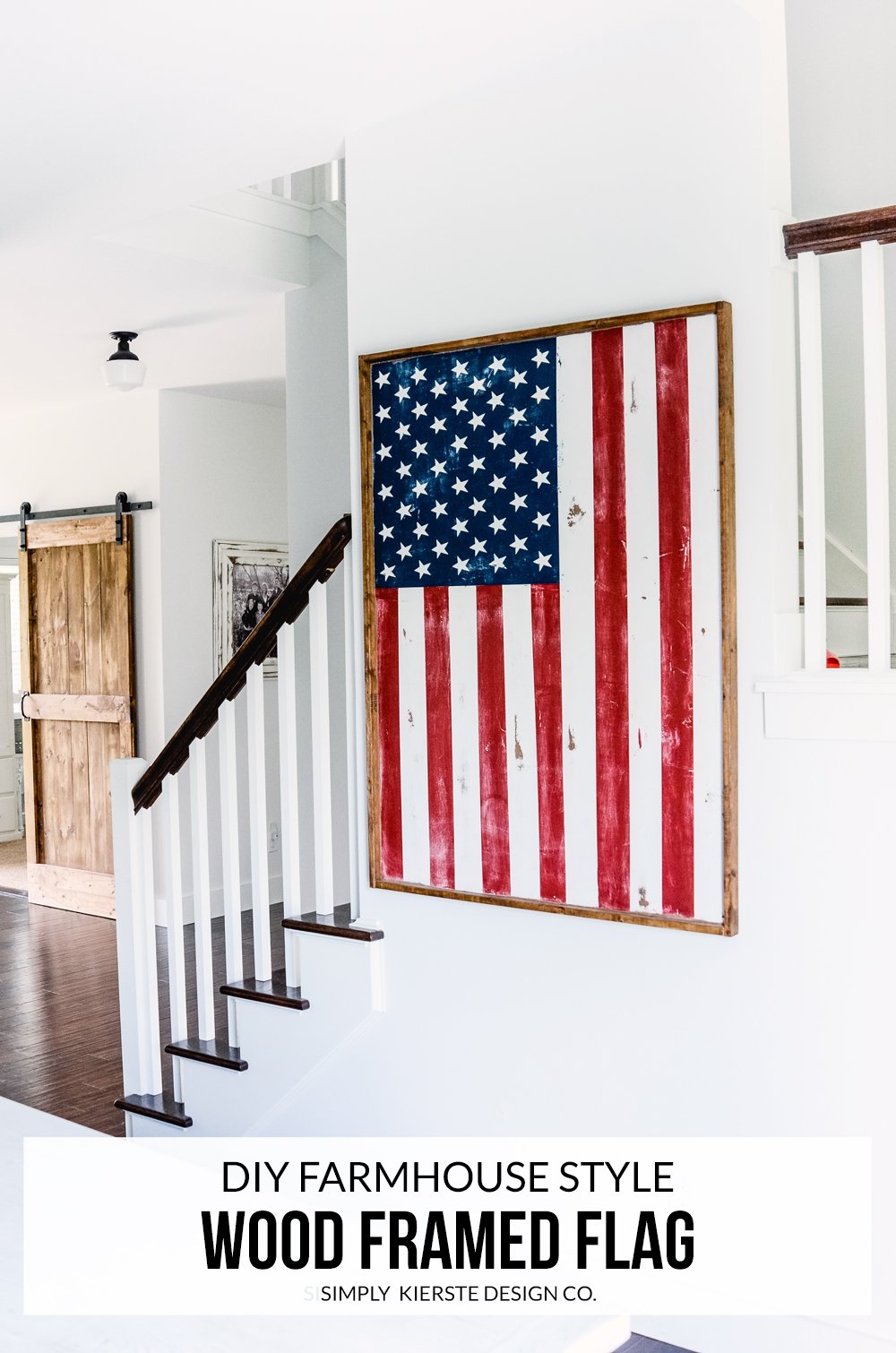 DIY Wood Framed Flag | simply kierste.com