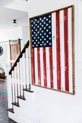 DIY Wood Framed Flag