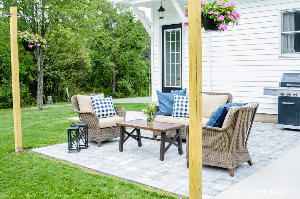 Diy Paver Patio Weekend Summer Backyard Project - How Much To Build Backyard Patio