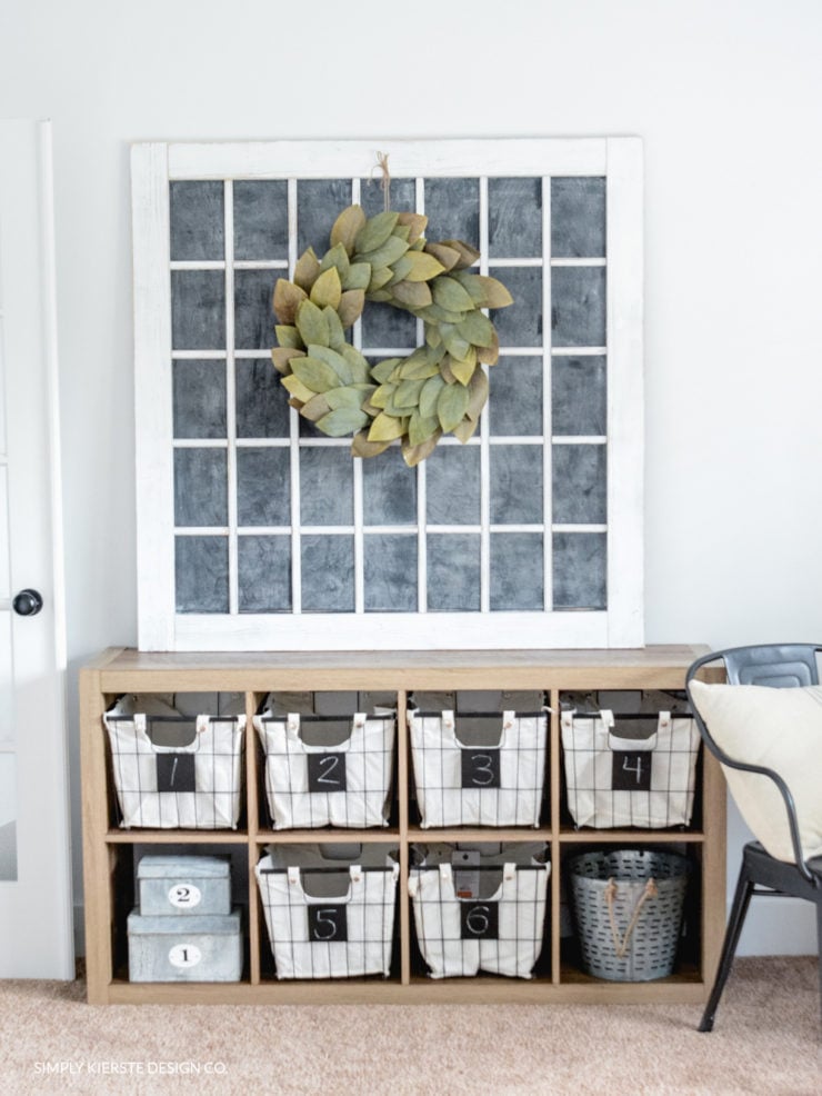 Farmhouse Style Office Storage Ideas | simply kierste.com