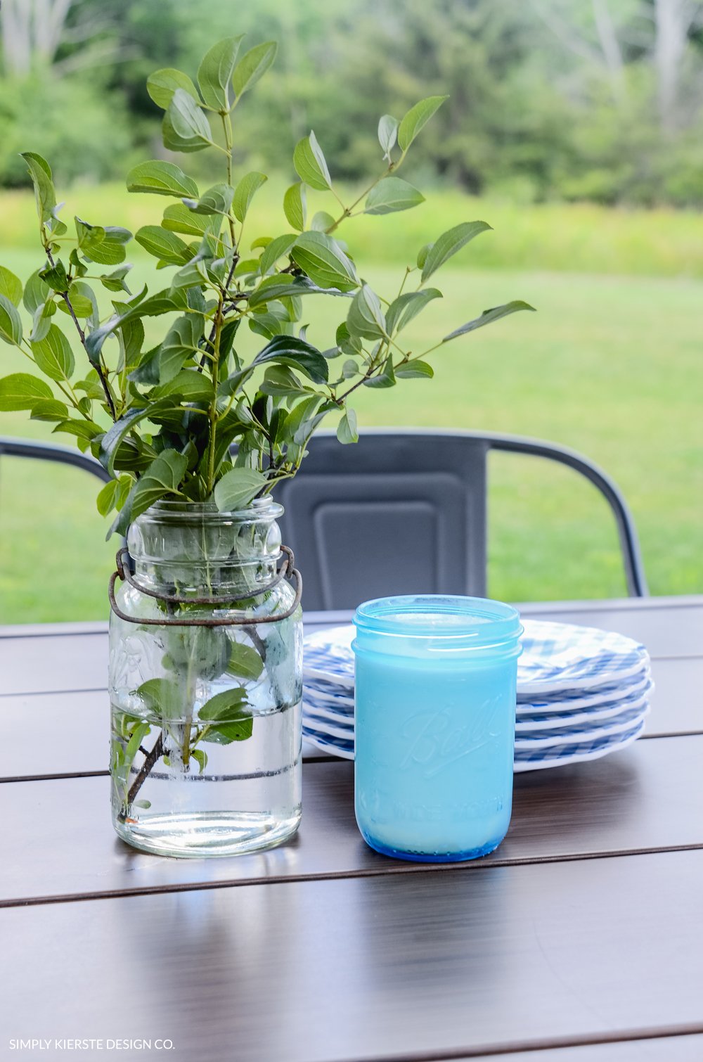 How to Make Farmhouse Style Mason Jar Citronella Candles | oldsaltfarm.com