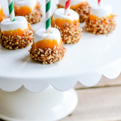 Caramel Nut Marshmallows | oldsaltfarm.com #christmastreats #christmascookies #marshmallowtreats #easychristmastreats