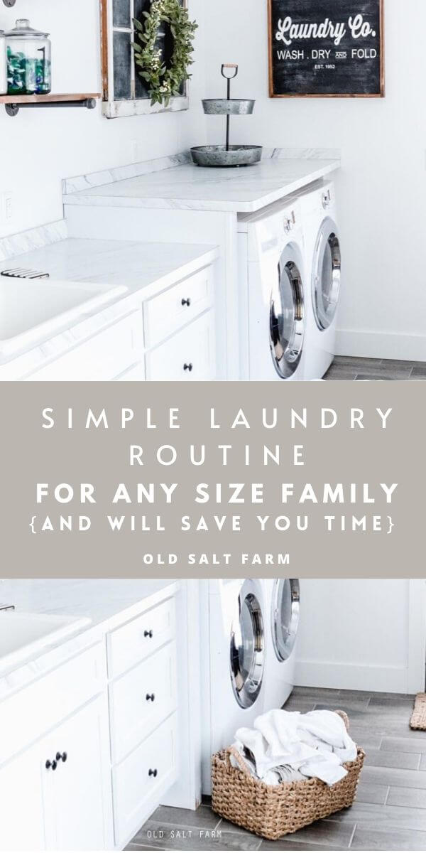 A Laundry Routine That Works For Any Size Family!