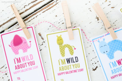 I'm Wild About You Valentine Printable | Old Salt Farm