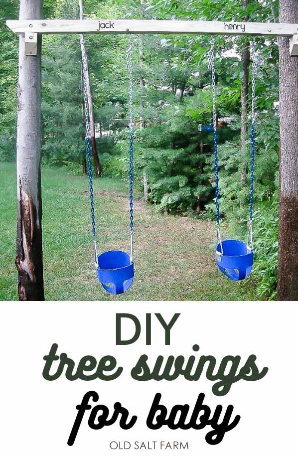Diy Outdoor Tree Swings For Baby Old, Outdoor Tree Swing For Baby