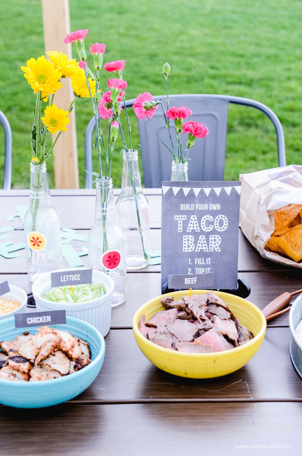 Festive & Easy Taco Bar | Food + Printables + Decor | Cinco De Mayo