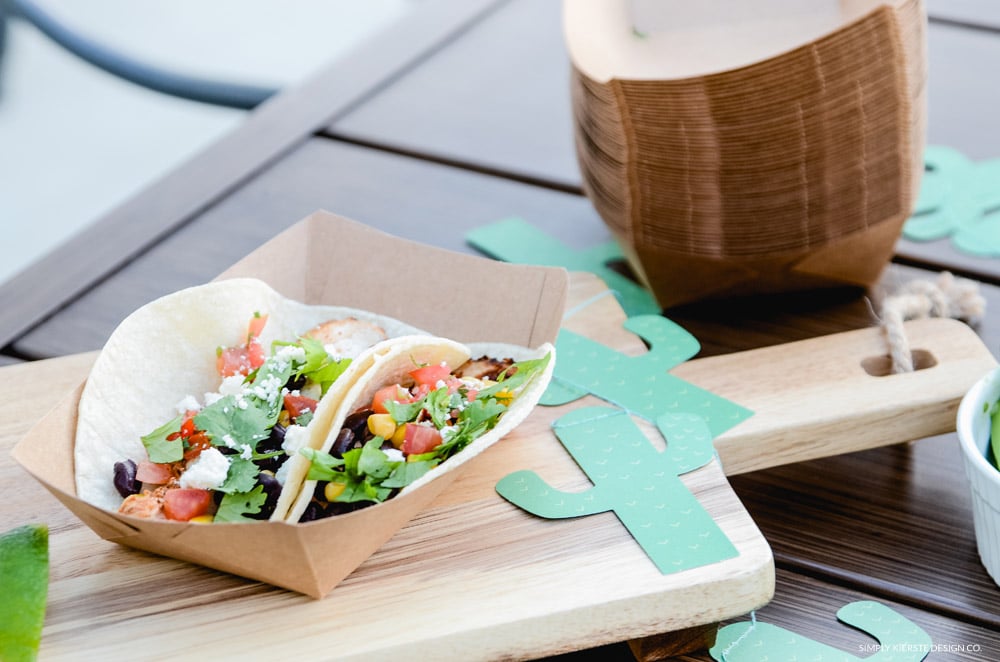Festive & Easy Taco Bar | Food + Printables + Decor | Cinco De Mayo