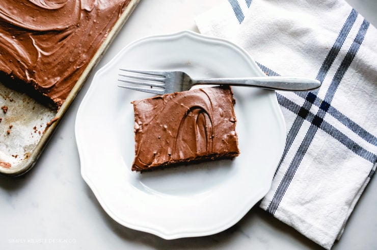 Chocolate Brownies with Hershey's Syrup